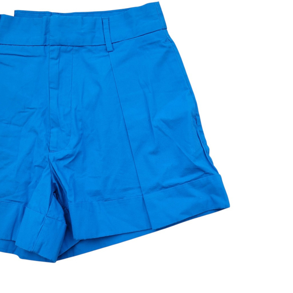 Banana Republic Women Cotton Blend Pleated Shorts 8 Waist 30" Inseam 4" NWT $70 - Picture 5 of 8